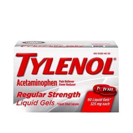 Tylenol Regular Strength Liquid Gels with 325 mg