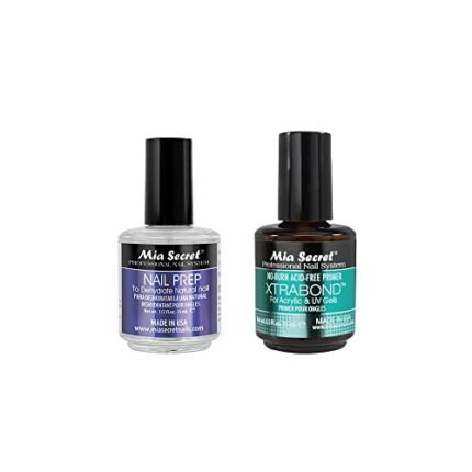 Mia Secret Nail Prep 0.5oz & Xtrabond Primer 0.5 oz